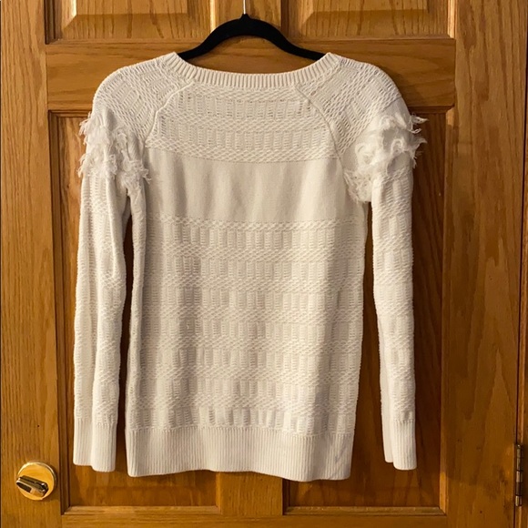 LOFT White Sweater - Picture 2 of 3